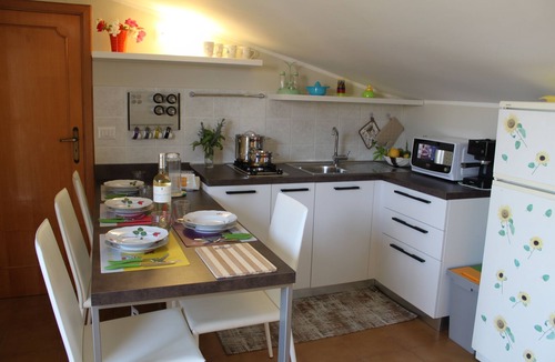 Rometta Marea Apartment | Rometta Marea: attic with terrace 250 meters from the beach