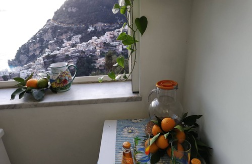Montepertuso Apartment | Stunning home with private parking included and views of Positano