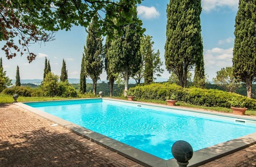 Montalcino Villa | Stunning private villa for 16 people with private pool, WIFI, A/C, TV, patio and panoramic view