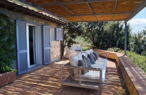 Cala Piccola House | Stunning sea view cottage, surrounded by vineyards, with beach access: 'Lentisk'