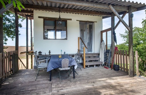Champsac House | Tinyhouse on Bramefort Pond with Private Terrace and Nature Views