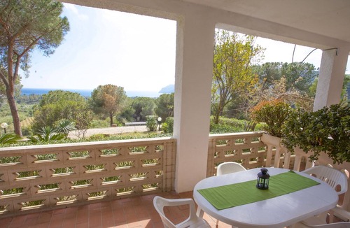 Lacona Apartment | Two-room 11 Residence Villa Conti with sea view terrace
