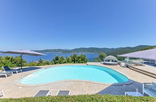 Marciana Marina Villa | Villa 'Alessia' with Sea View, Wi-Fi and Air Conditioning