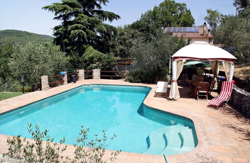 Poggio San Lorenzo Villa | Villa with private pool, unique, central Apennine mountain views.