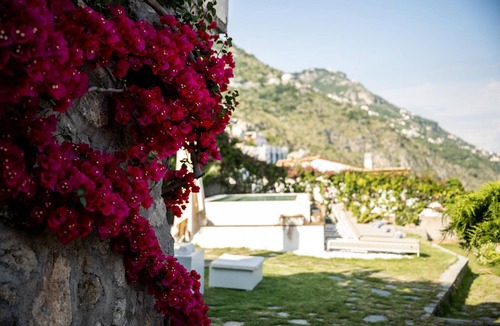 Praiano Villa | Villa Panorama - Garden Overlooking the sea and Sauna