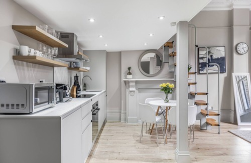 West Kensington Condo | West Kensington Studio Vacation Rental with Terrace & Garden | Sleeps 4