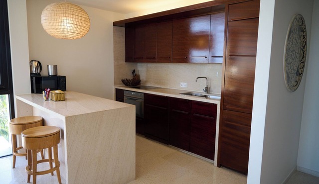 2BR Full Ocean view, 120sqm2 in Hyatt Resort/Great Pool, Gym and Sauna