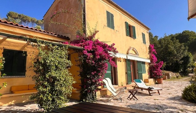 A charming country house nestled in the hills nearby Elba best beaches.