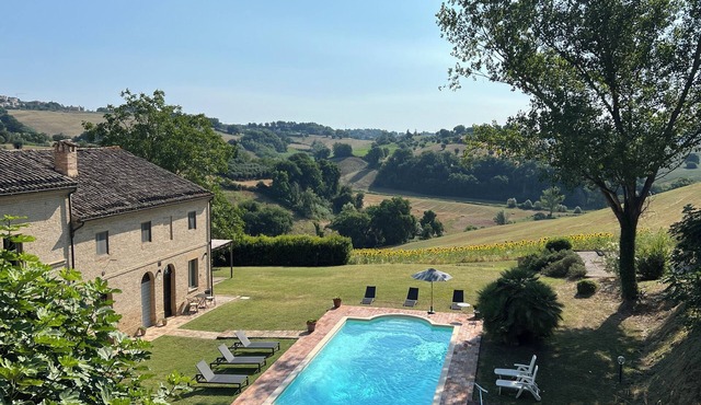 Beautiful restored villa with private pool, gardens and magnificent views