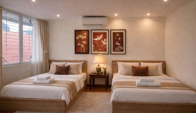 BIGPROMO! OQ Hanoi Stay Hang Bong 2Br 3Beds 2 bathrooms 5 mins to trainstreet