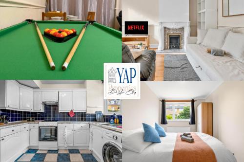 Chelsea, Hammersmith and Fulham 3 Bedroom Maisonette with SofaBed WiFi, SmartTV - Sleeps up to 8