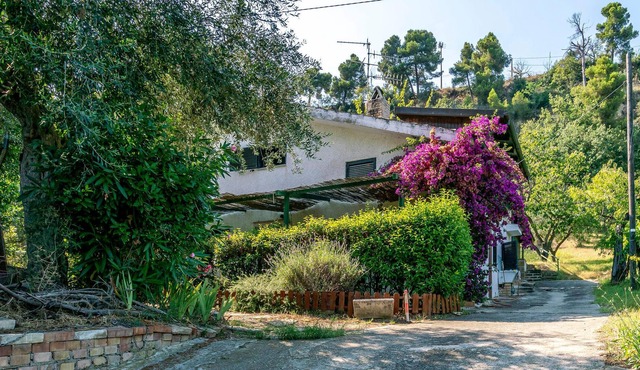 Classic Italian summer house surrounded by magnificent nature.