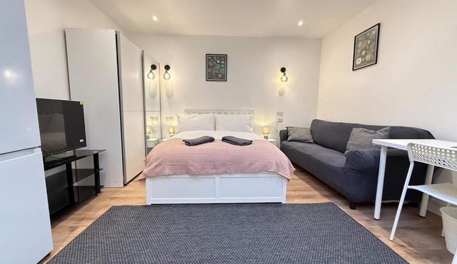 Cosy skylight Modern Studio and Free Private Parking