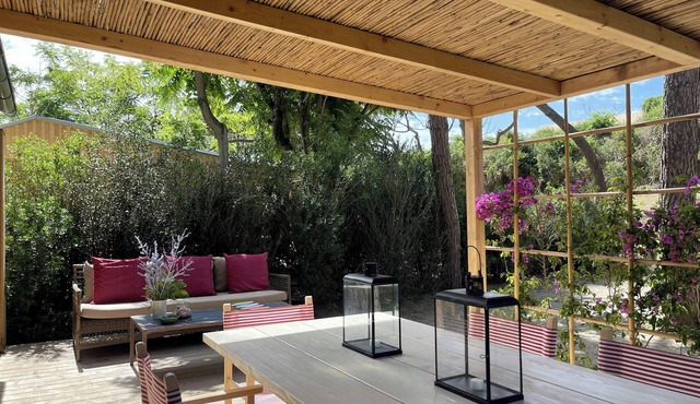 Designer lodge in Burano Nature Reserve