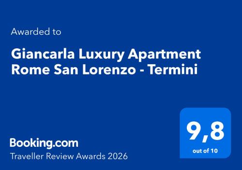 Giancarla Luxury Apartment Rome San Lorenzo - Termini