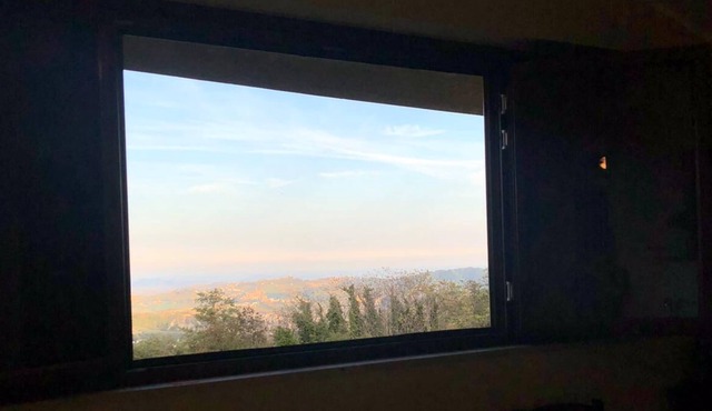 [In the mountains with sea view] -free parking-