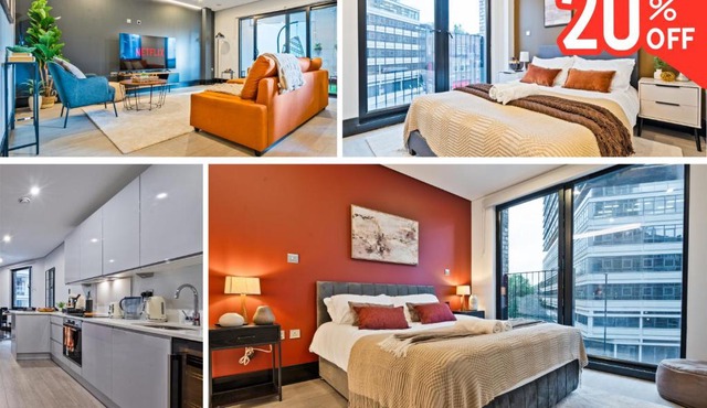 Luxury 2BR Retreat Tower of London Area Sleeps 6