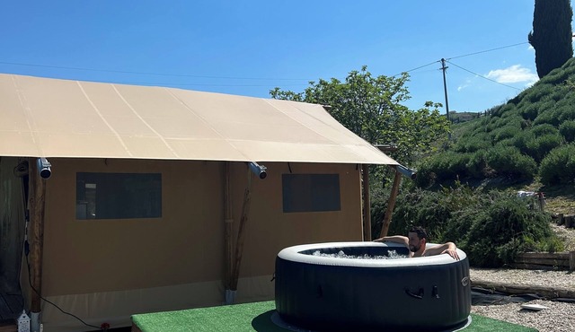 Luxury Safari Glamping Tent in the Heart of the Marche – Ideal for families
