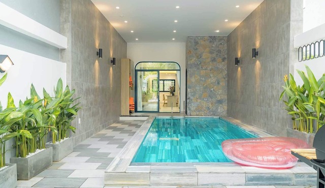 Newly built 4-story private villa/Floor-separated private layout/Duplex room