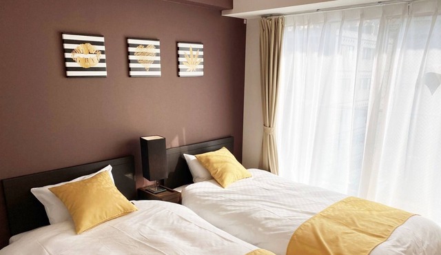 Newly built No smoking Twin room Up to 2 pe - RLiS house Osaka Dome City/Osaka Ōsaka