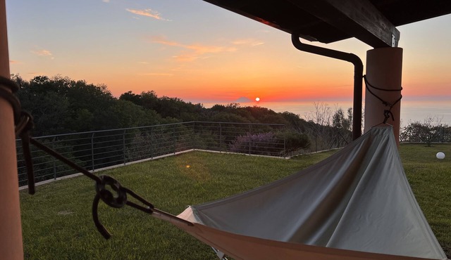 Peaceful retreat with Stromboli sunsets