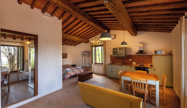 Private and cozy, rustic-style studio apartment