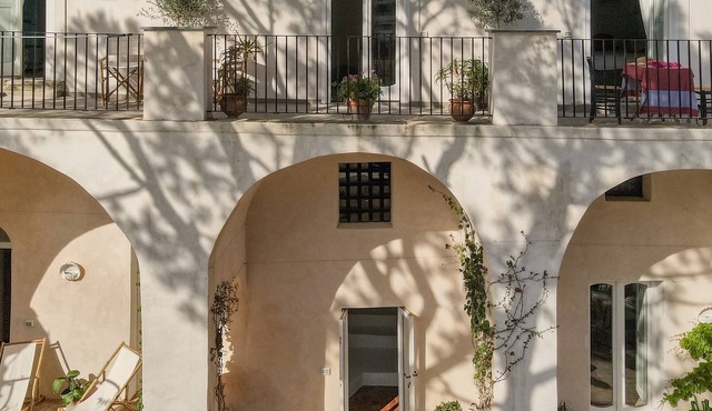 Private large home with rolling views of the main beach, church, sea and hills.