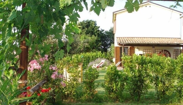 Secluded house in a stunning, peaceful panorama complex on the vineyard, pool