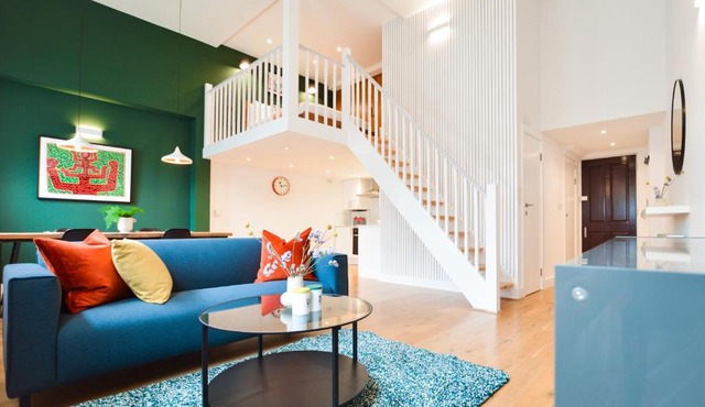 Spacious West Hampstead Apartment with mezzanine bedroom by Concept Apartments