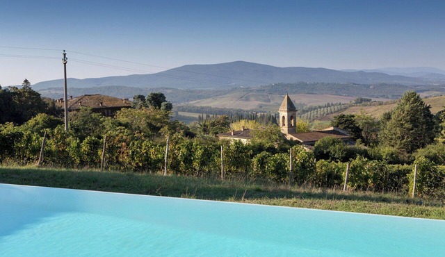 Stunning private villa for 9 guests with private pool, WIFI, pets allowed and panoramic view