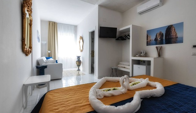 Sunset Rooms overlooking the sea and islands