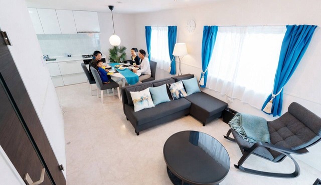 Sunstone Residence 2F | Free 7-Seater Car |Airport transfer | Central Okinawa