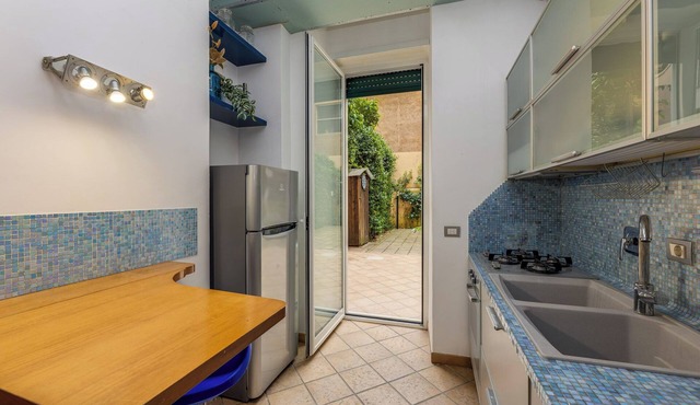 The captain's cabin In style in this downtown space.