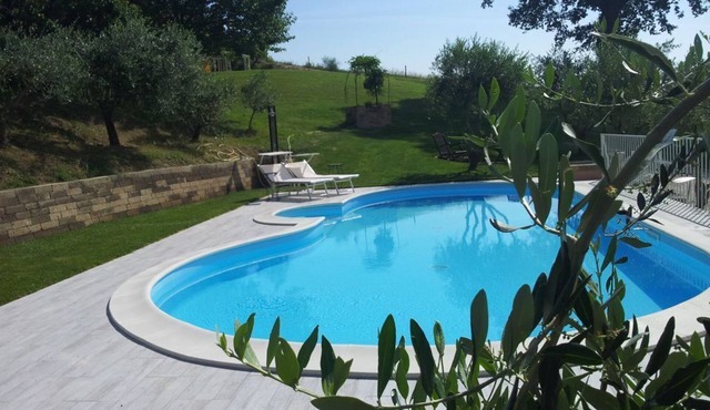 Three lodgings in private park with swimming pool