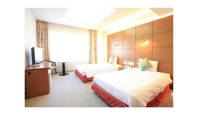Top floor deluxe twin room nonsmoking | Room only/Naha Okinawa