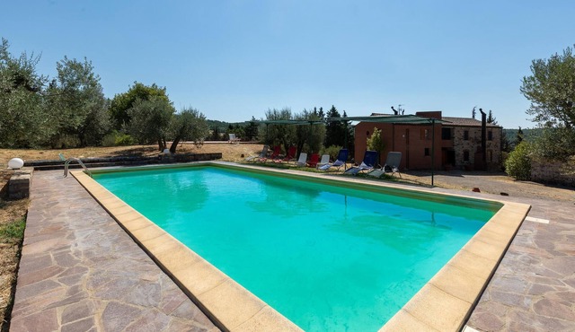 Vacation apartment on a large estate, where the house of the owners is also located.