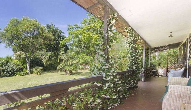 Villa Monserrato with garden and sea view