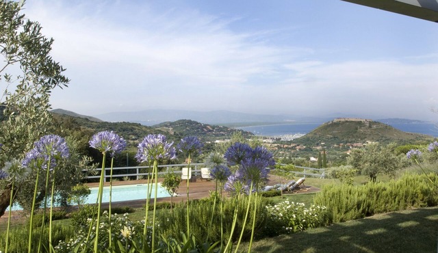 Villa Pimpinnacolo, Porto Ercole, Monte Argentario, Tuscany, with pool and view