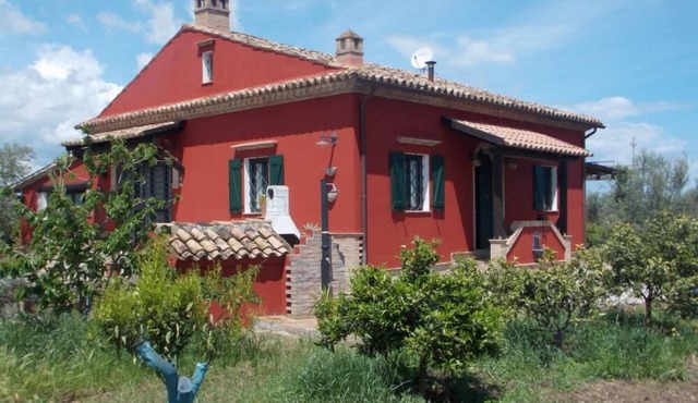 Villa surrounded by citrus groves on the Ionian coast