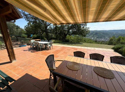 Villa vue panoramique, 6 chambres, climatisation, piscine chauffée