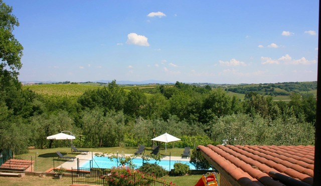 Wonderful Private Villa With Private Pool, TV, Pets Allowed and Parking, Close to Montepulciano