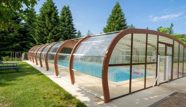 ZEcamping 3 étoiles piscine couverte sauna locatif 19m2 5 pers