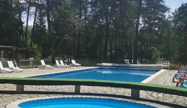 ZEcamping 3 étoiles piscine chauffée chalet BBQ 39m2 5 pers