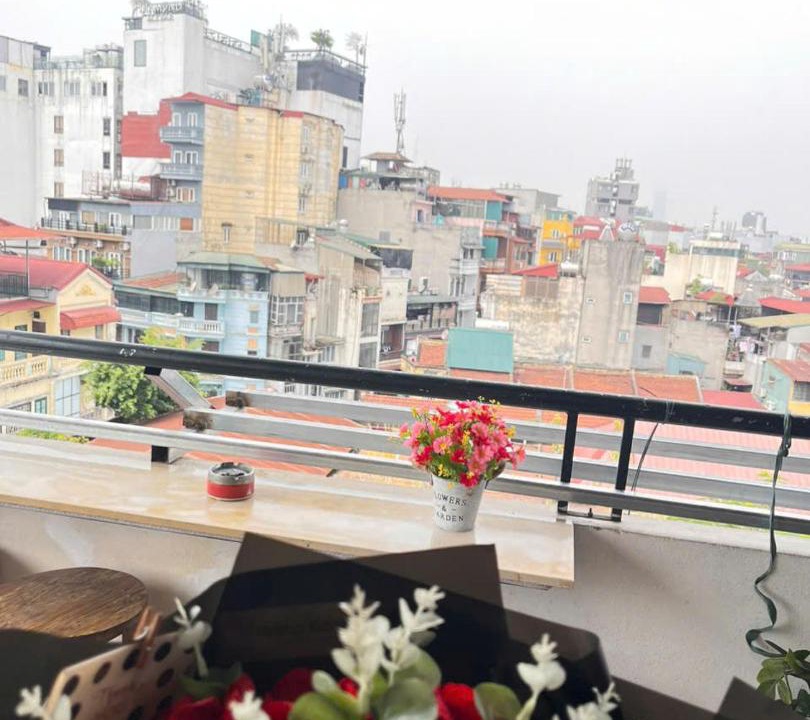 Photo of Patio Balcony in Hanoi Backpacker Quarter