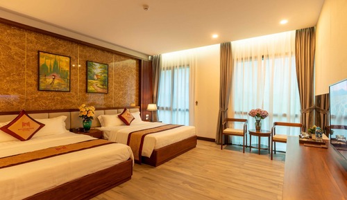 Deluxe Quadruple Room, 2 Queen Beds