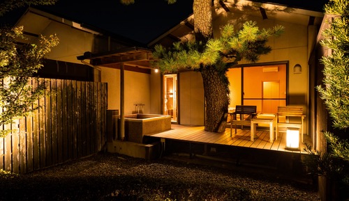 Japanese Western Style Room for 3 Guests with Open-air Bath and Garden View (Type B)