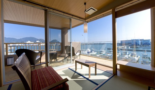 Japanese Western Style Room for 5 Guests with Semi-open-air Bath (Type C & D)