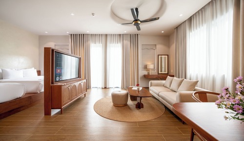 Family Apartment, 1 Bedroom, Garden View