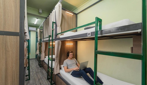 Basic Shared Dormitory, Courtyard View