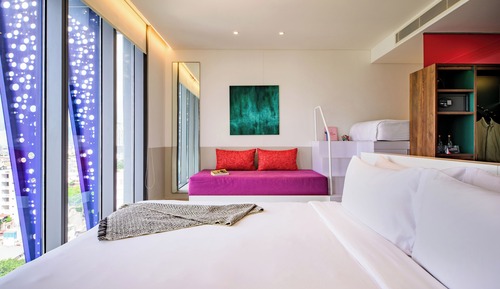 Deluxe Room, Multiple Beds, City View
